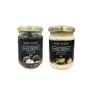 White & Black Truffle Sauces, 2 x 180g