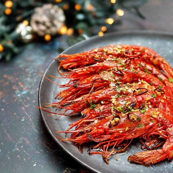 fresh prawns